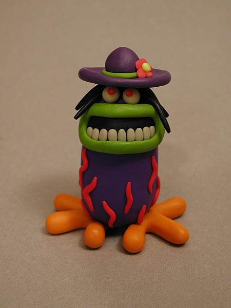 Humorous Polymer Clay Sculpture - Mabel